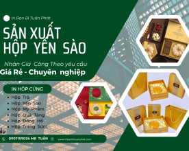 IN HỘP YẾN SÀO - SẢN XUẤT HỘP GIẤY CỨNG - IN OFFSET HỘP YẾN 